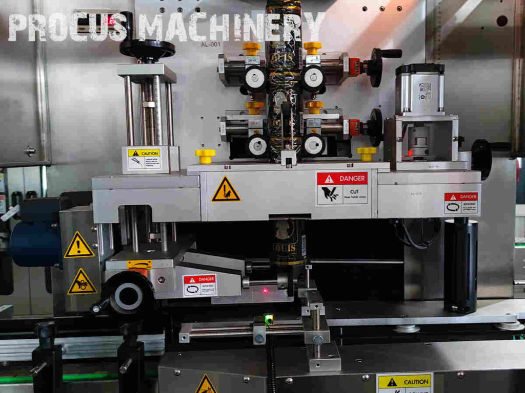 máquina aplicadora automática de manga termoencogible