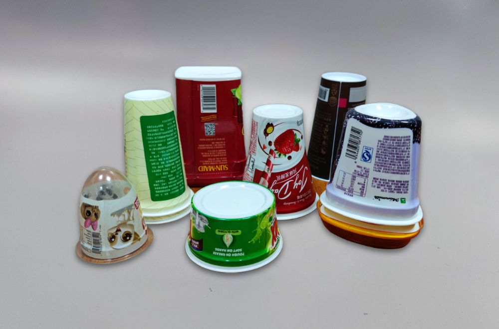 Empty PP/ PS Cups Sleeve Labeling Machine